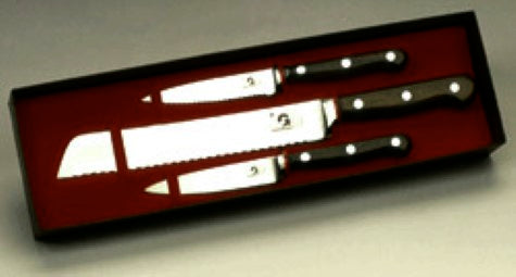 Grohmann Knives - 3 pcs set rosewood (FORGED) – Nova Scotia Gift Bank